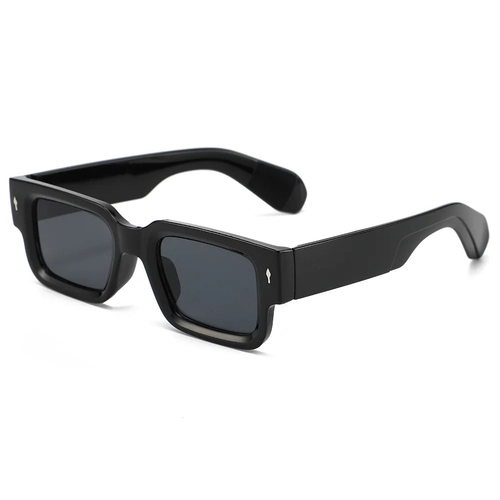 Unisex Retro Square Sunglasses Classic UV Protection Plastic Frame Shades Eyewear Outdoor Travel Driving Sun Glasses UV400