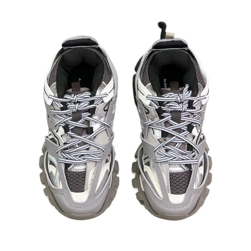 Luxury Design High Quality Calfskin Men's Riveted Board Shoes Casual Fashion Versatile Lacing Flat Bottom Sports Shoes for Man