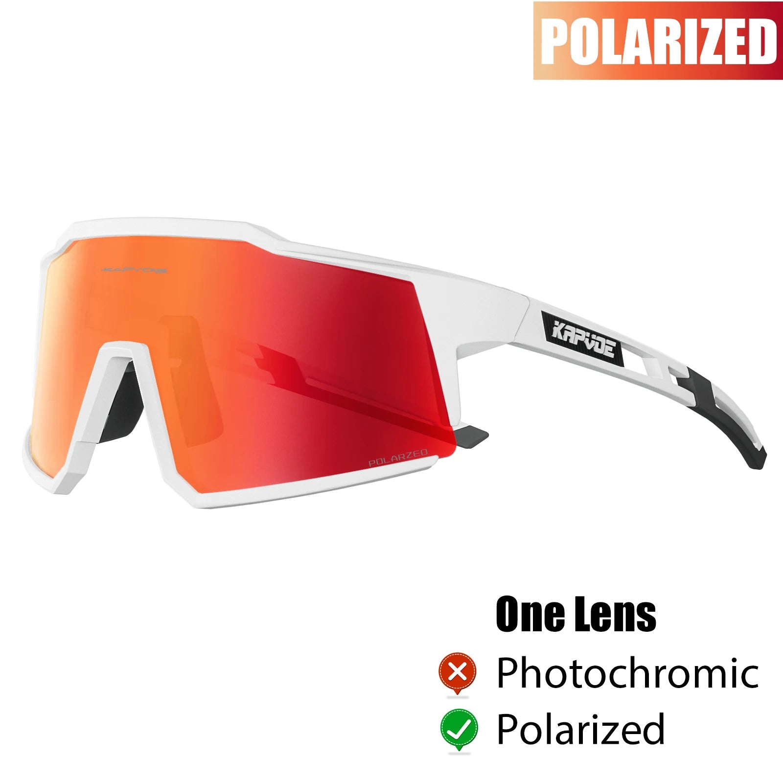 Kapvoe Cycling Glasses Polarized MTB Road Bike Glasses UV400 Protection Sunglasses Ultra Light Sport Eyewear Equipment