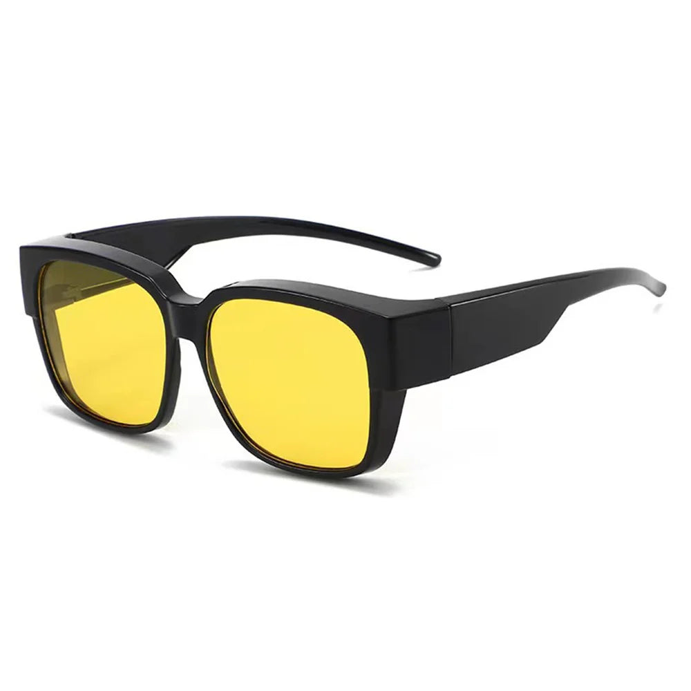 New Fashion Polarized Sunglasses Cover Over Myopia Prescription Glasses Portable Men Women Vintage Fishing Driving Eyewear