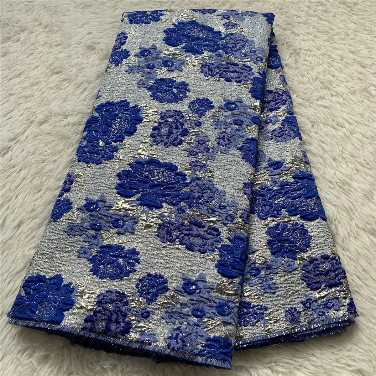 2025High QualityAfrican Nigerian Tulle Lace Fabric Organza Embroidery Guipure Brocade Jacquard Wedding Dresses Party Gowns 5Yard