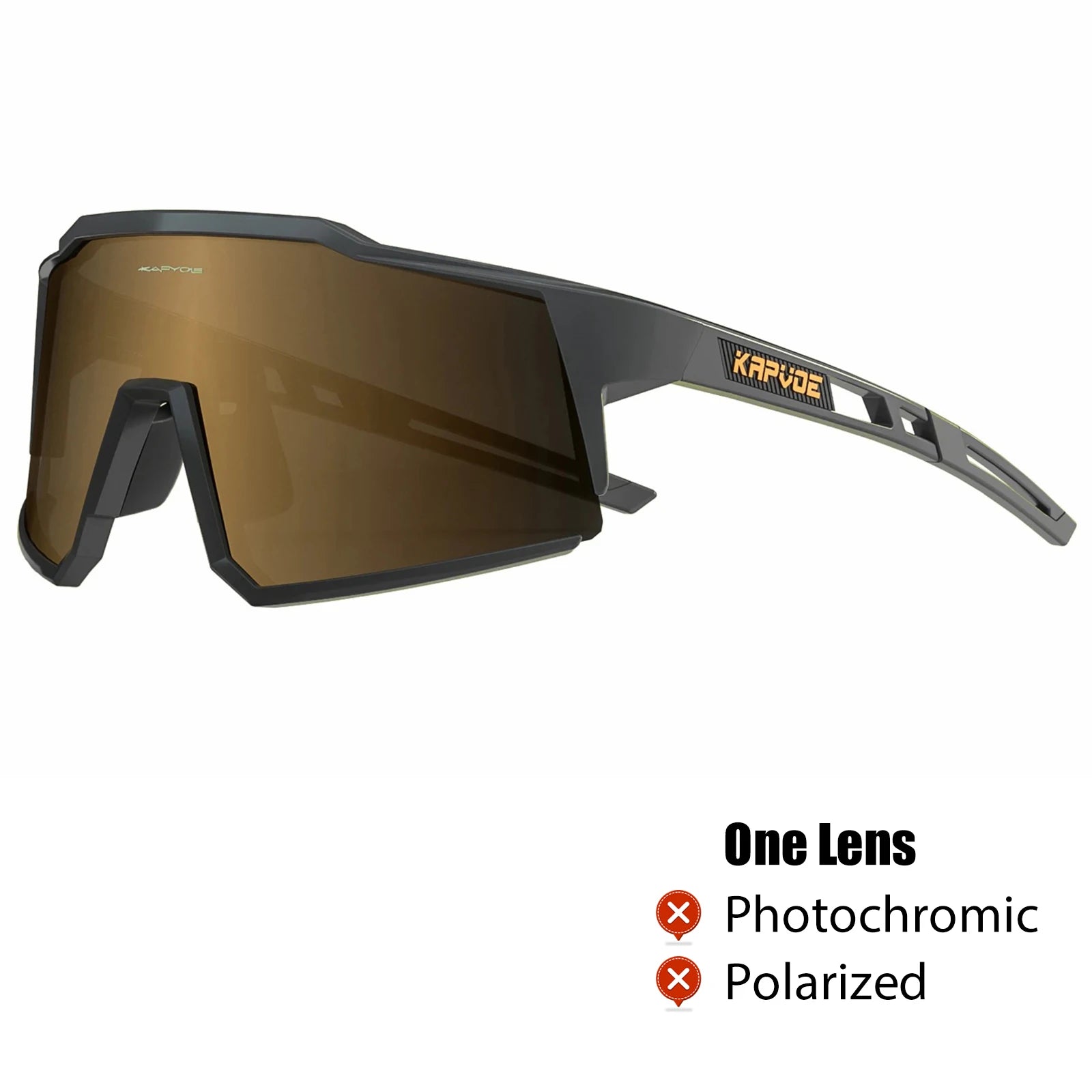 Kapvoe Cycling Glasses Polarized MTB Road Bike Glasses UV400 Protection Sunglasses Ultra Light Sport Eyewear Equipment