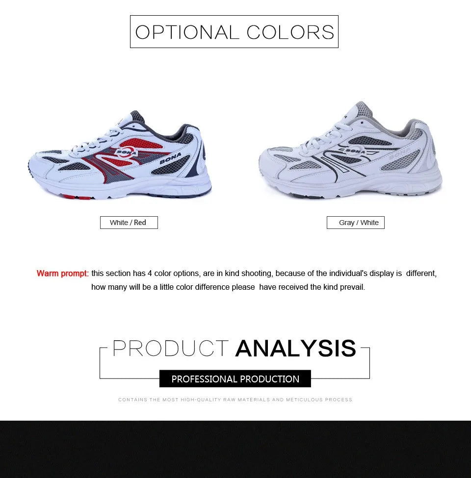 BONA New Classics Style Women Running Shoes Breathable Upper Outdoor Walking Jogging Sport Shoes Comfortable Ladies Sneakers