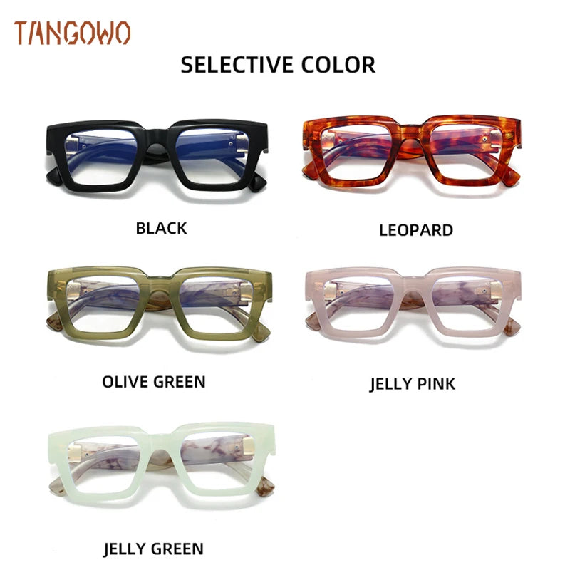 TANGOWO Plus Reading Glasses Women High Quality Eye Glass for Man Men Sunglasses Graduated Lenses to Read Women's Eyeglass Frame