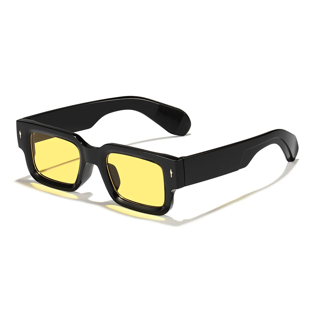 Unisex Retro Square Sunglasses Classic UV Protection Plastic Frame Shades Eyewear Outdoor Travel Driving Sun Glasses UV400