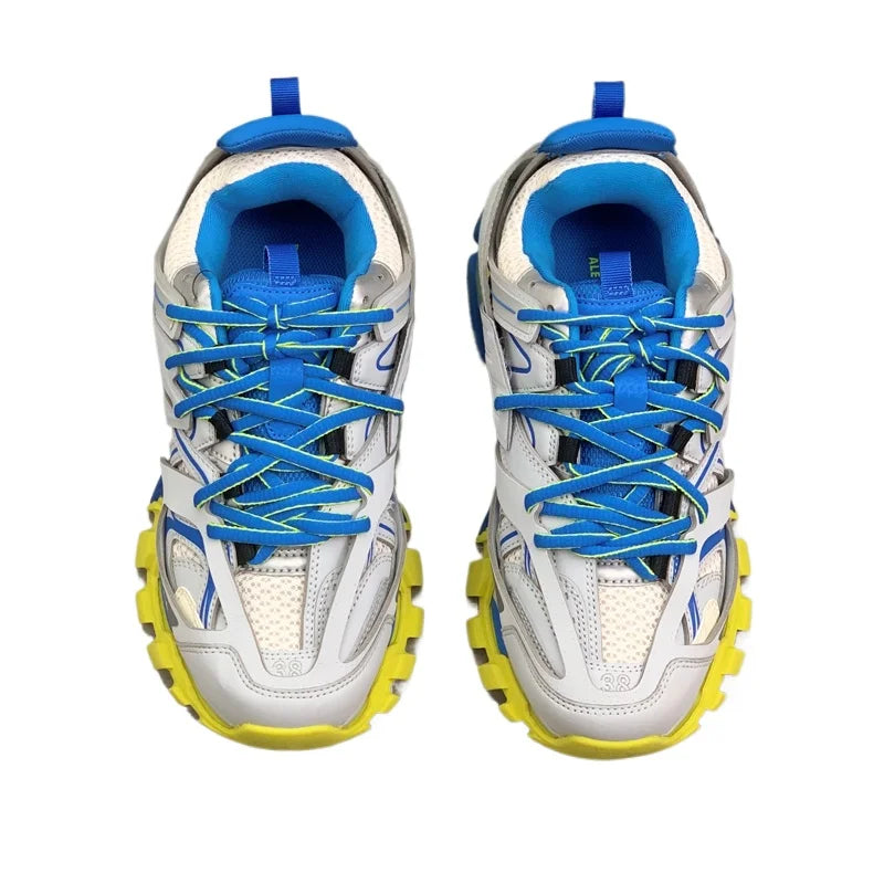 Luxury Design High Quality Calfskin Men's Riveted Board Shoes Casual Fashion Versatile Lacing Flat Bottom Sports Shoes for Man
