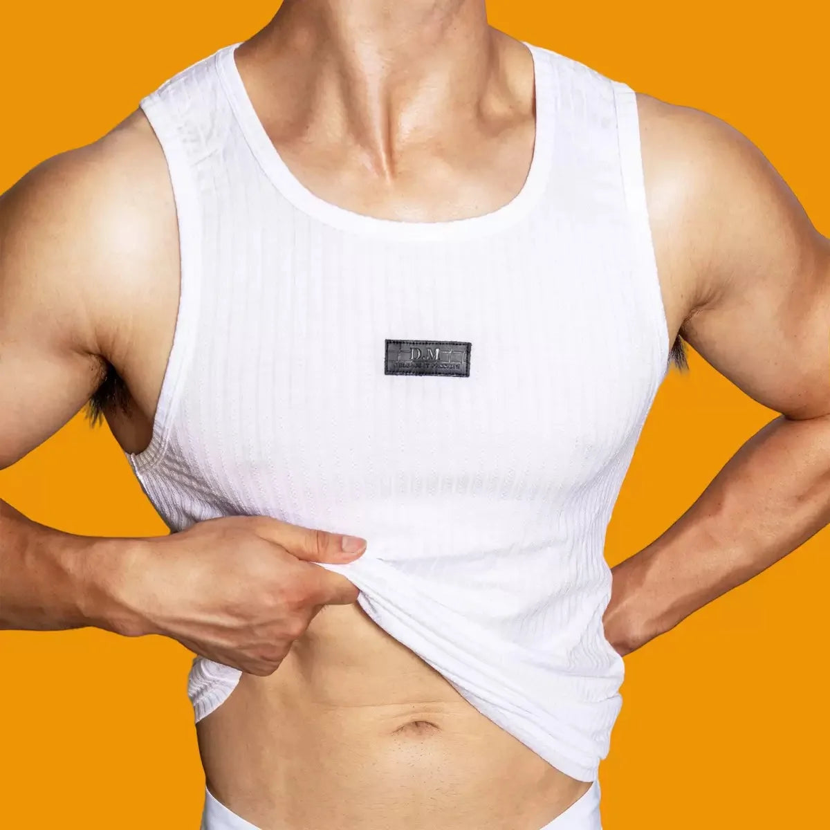 Men's Vest Fashion Trend Sports Breathable Vest Sleeveless Solid Tank Tops