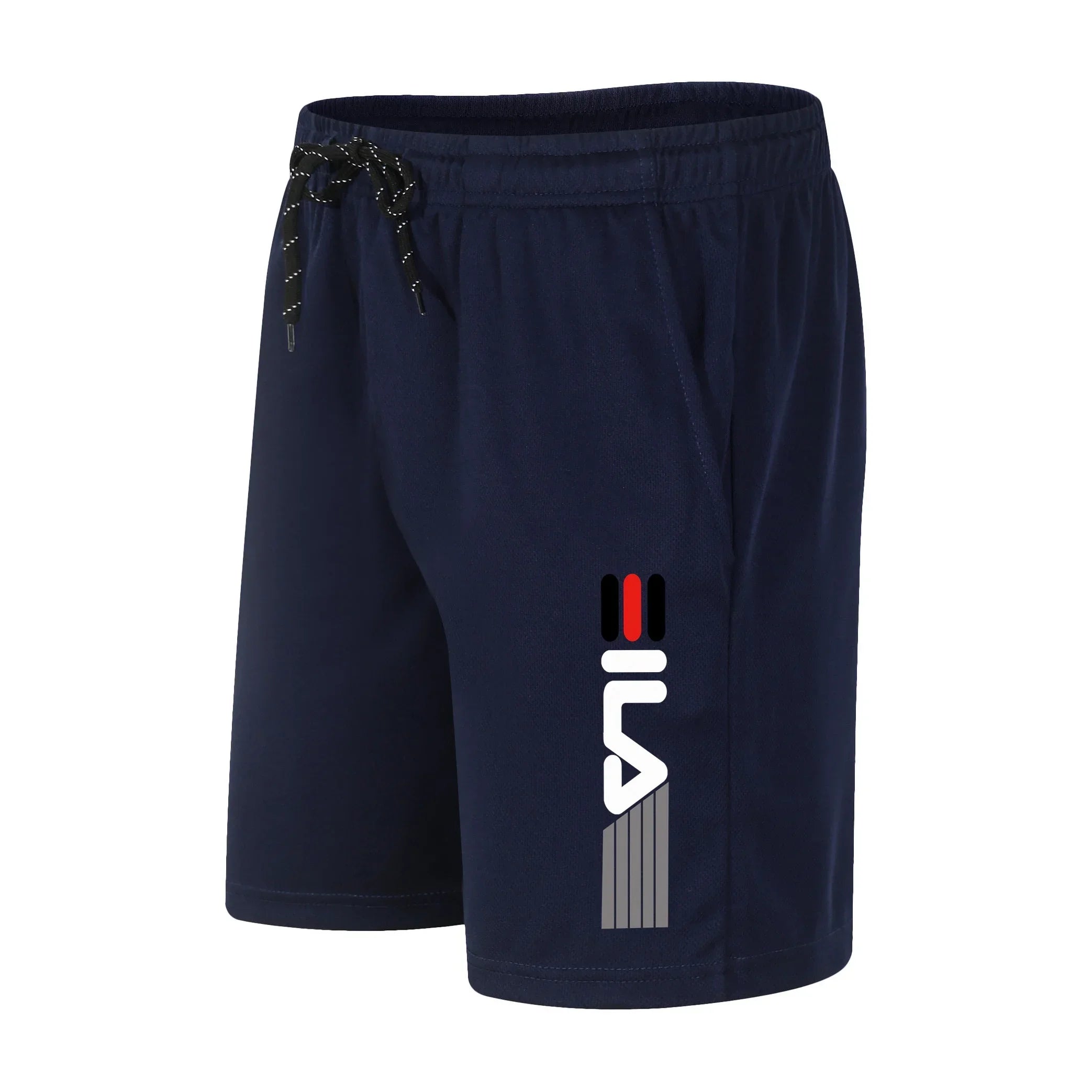 Men's Running Shorts Casual Sports Breathable Mesh Quick Dry Shorts Outdoor Hiking Clothing Fitness Quick Dry Drawstring Shorts