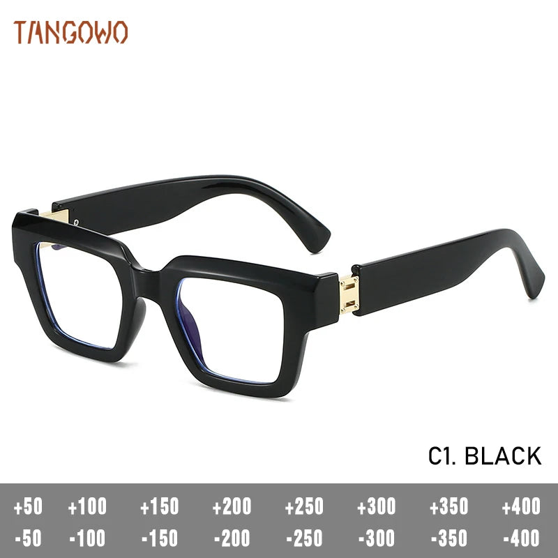 TANGOWO Plus Reading Glasses Women High Quality Eye Glass for Man Men Sunglasses Graduated Lenses to Read Women's Eyeglass Frame