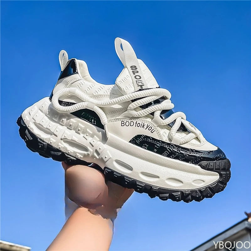 Men's Spring Summer New Fashionable Versatile Thick soled Height Increasing Shoes Casual Comfortable Men's Sports Shoes