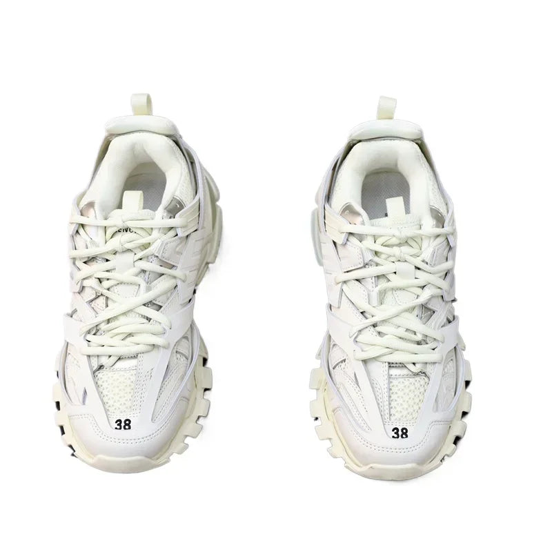Luxury Design High Quality Calfskin Men's Riveted Board Shoes Casual Fashion Versatile Lacing Flat Bottom Sports Shoes for Man