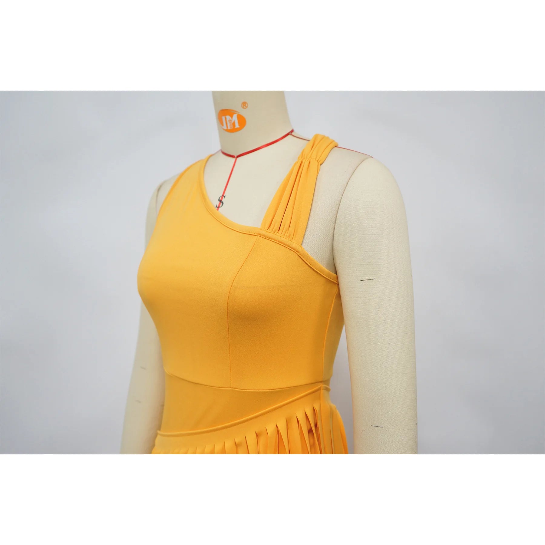 Summer Solid Color Tassel Dress for Women Elegant Slim Fit Women's Dress Fashionable Casual Maxi Dress