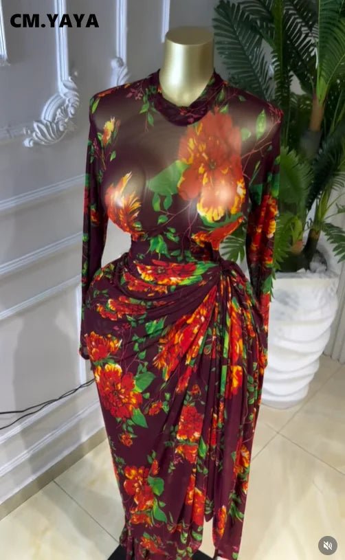 CM.YAYA Women Floral Print O-neck Ruched Bodycon Long Maxi Dress 2026 summer Evening Birthday Club Party Vestidos Sexy Dresses - SHEFYSTYLECM.YAYA Women Floral Print O-neck Ruched Bodycon Long Maxi Dress 2026 summer Evening Birthday Club Party Vestidos Sexy DressesSHEFYSTYLESHEFYSTYLE14:771blue;5:361386blueMCM.YAYA Women Floral Print O-neck Ruched Bodycon Long Maxi Dress 2026 summer Evening Birthday Club Party Vestidos Sexy Dresses