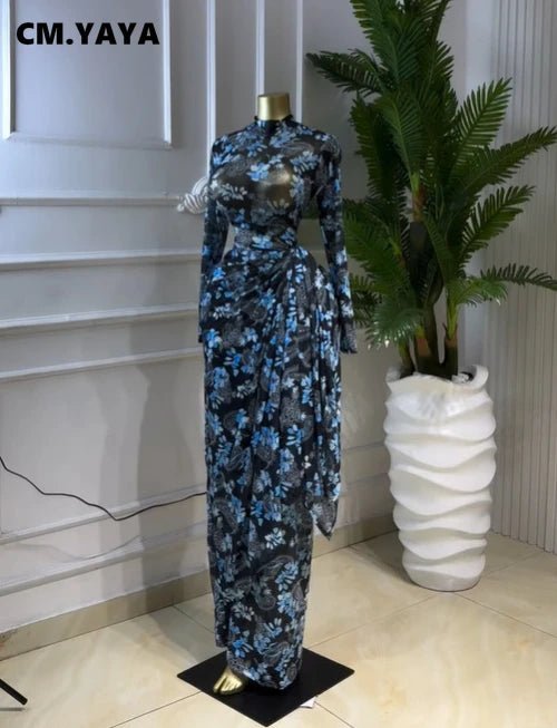 CM.YAYA Women Floral Print O-neck Ruched Bodycon Long Maxi Dress 2026 summer Evening Birthday Club Party Vestidos Sexy Dresses - SHEFYSTYLECM.YAYA Women Floral Print O-neck Ruched Bodycon Long Maxi Dress 2026 summer Evening Birthday Club Party Vestidos Sexy DressesSHEFYSTYLESHEFYSTYLE14:771blue;5:361386blueMCM.YAYA Women Floral Print O-neck Ruched Bodycon Long Maxi Dress 2026 summer Evening Birthday Club Party Vestidos Sexy Dresses