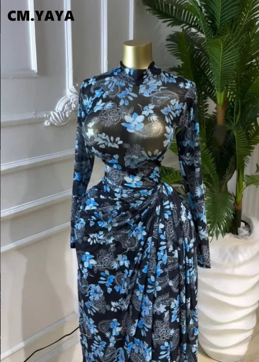 CM.YAYA Women Floral Print O-neck Ruched Bodycon Long Maxi Dress 2026 summer Evening Birthday Club Party Vestidos Sexy Dresses - SHEFYSTYLECM.YAYA Women Floral Print O-neck Ruched Bodycon Long Maxi Dress 2026 summer Evening Birthday Club Party Vestidos Sexy DressesSHEFYSTYLESHEFYSTYLE14:771blue;5:361386blueMCM.YAYA Women Floral Print O-neck Ruched Bodycon Long Maxi Dress 2026 summer Evening Birthday Club Party Vestidos Sexy Dresses