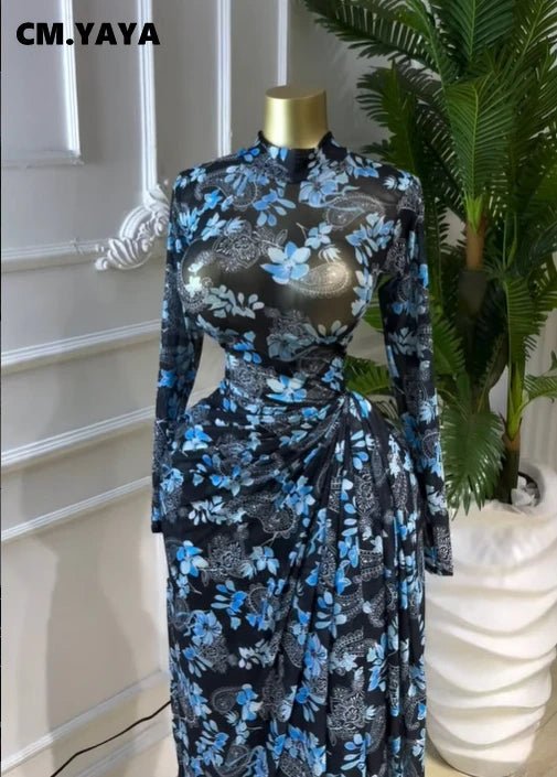 CM.YAYA Women Floral Print O-neck Ruched Bodycon Long Maxi Dress 2026 summer Evening Birthday Club Party Vestidos Sexy Dresses - SHEFYSTYLECM.YAYA Women Floral Print O-neck Ruched Bodycon Long Maxi Dress 2026 summer Evening Birthday Club Party Vestidos Sexy DressesSHEFYSTYLESHEFYSTYLE14:771blue;5:361386blueMCM.YAYA Women Floral Print O-neck Ruched Bodycon Long Maxi Dress 2026 summer Evening Birthday Club Party Vestidos Sexy Dresses