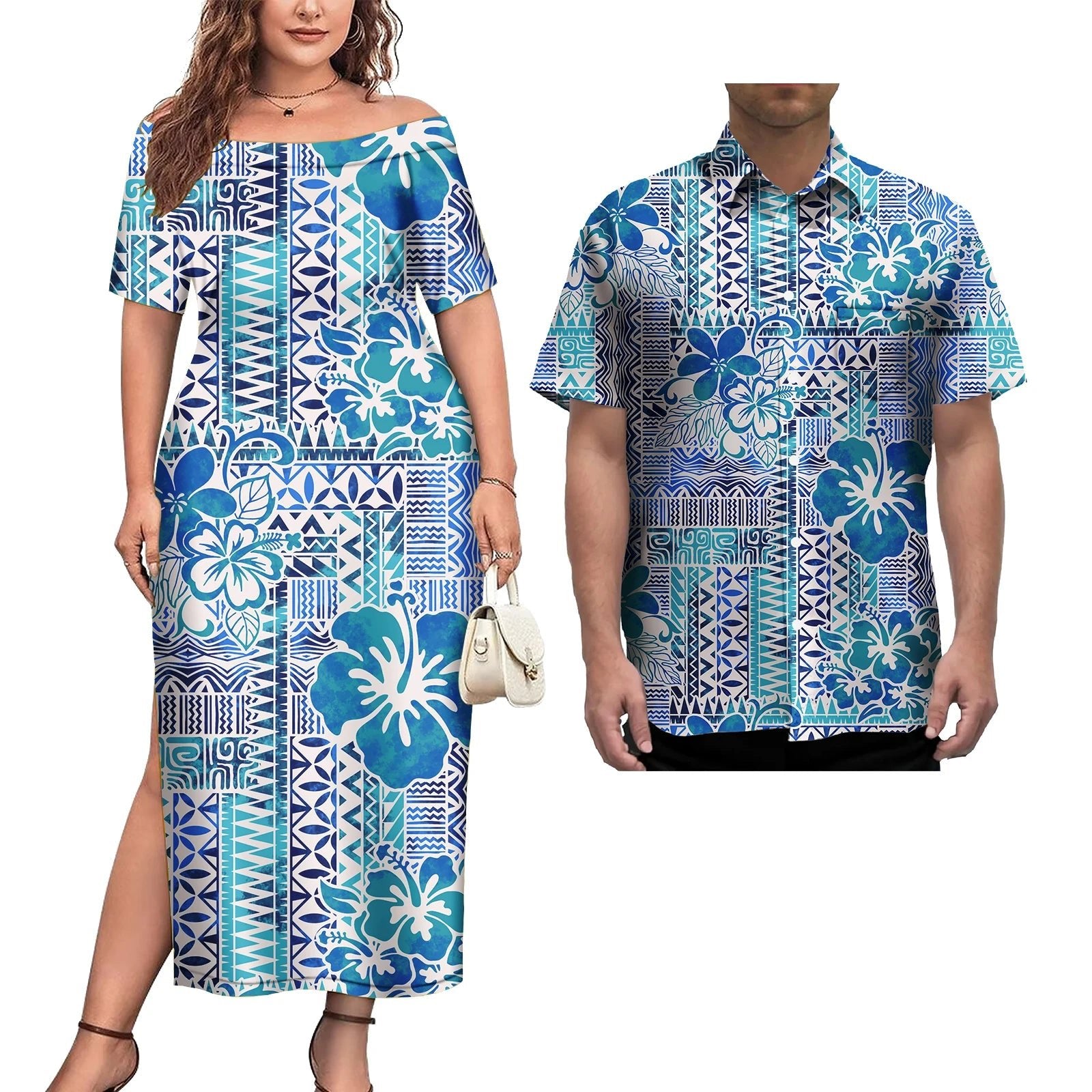 Couple Outfit 2Pcs Sets Ladies Evening Dresses Polynesian Pattern Design Classic Mens Hawaiian Shirts Match Women Plus Size Dres - SHEFYSTYLECouple Outfit 2Pcs Sets Ladies Evening Dresses Polynesian Pattern Design Classic Mens Hawaiian Shirts Match Women Plus Size DresSHEFYSTYLESHEFYSTYLE14:1750611DD;5:100013888Men-6XL0611DDMen-6XLCouple Outfit 2Pcs Sets Ladies Evening Dresses Polynesian Pattern Design Classic Mens Hawaiian Shirts Match Women Plus Size Dres