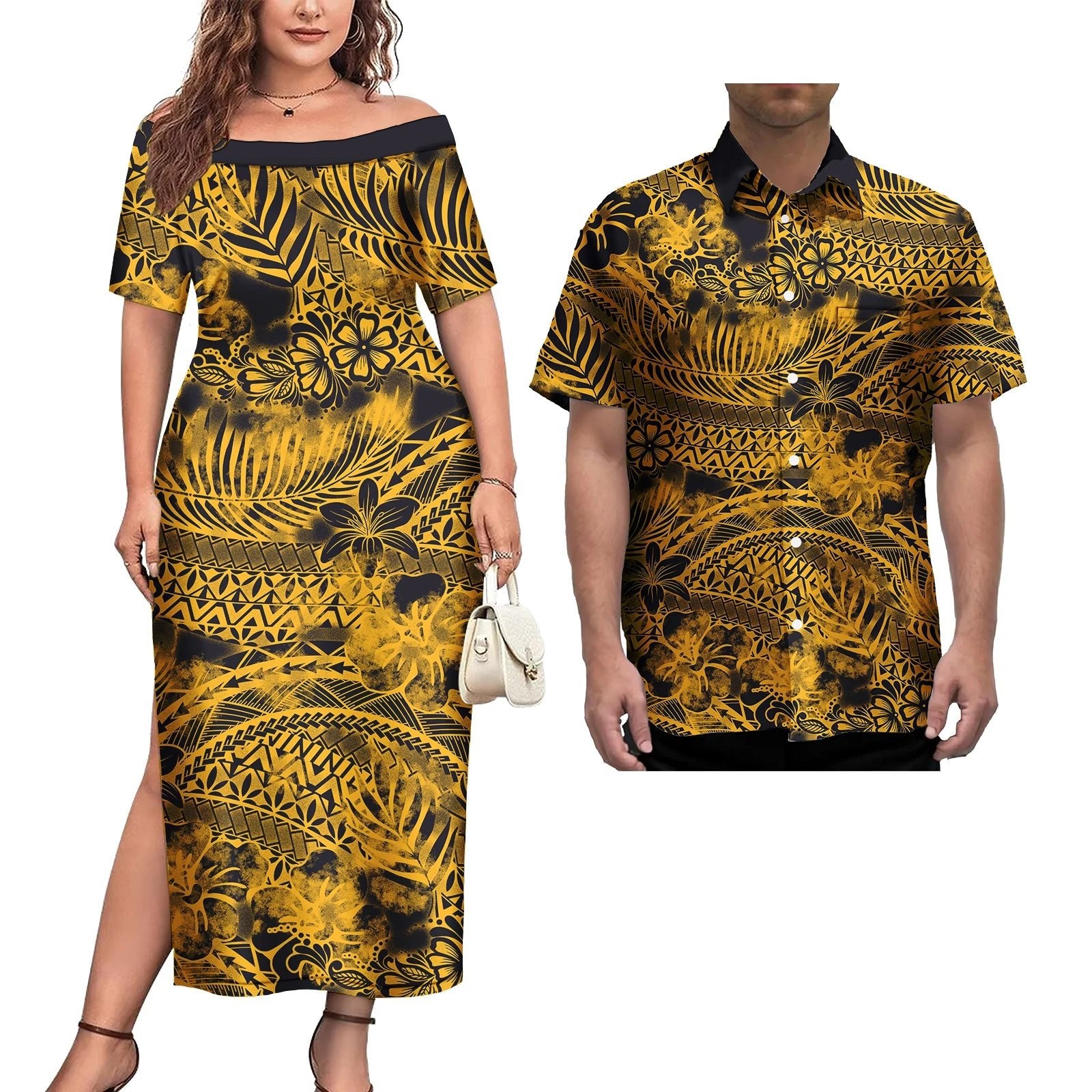 Couple Outfit 2Pcs Sets Ladies Evening Dresses Polynesian Pattern Design Classic Mens Hawaiian Shirts Match Women Plus Size Dres - SHEFYSTYLECouple Outfit 2Pcs Sets Ladies Evening Dresses Polynesian Pattern Design Classic Mens Hawaiian Shirts Match Women Plus Size DresSHEFYSTYLESHEFYSTYLE14:2000021300613DD;5:100013888Men-6XL0613DDMen-6XLCouple Outfit 2Pcs Sets Ladies Evening Dresses Polynesian Pattern Design Classic Mens Hawaiian Shirts Match Women Plus Size Dres