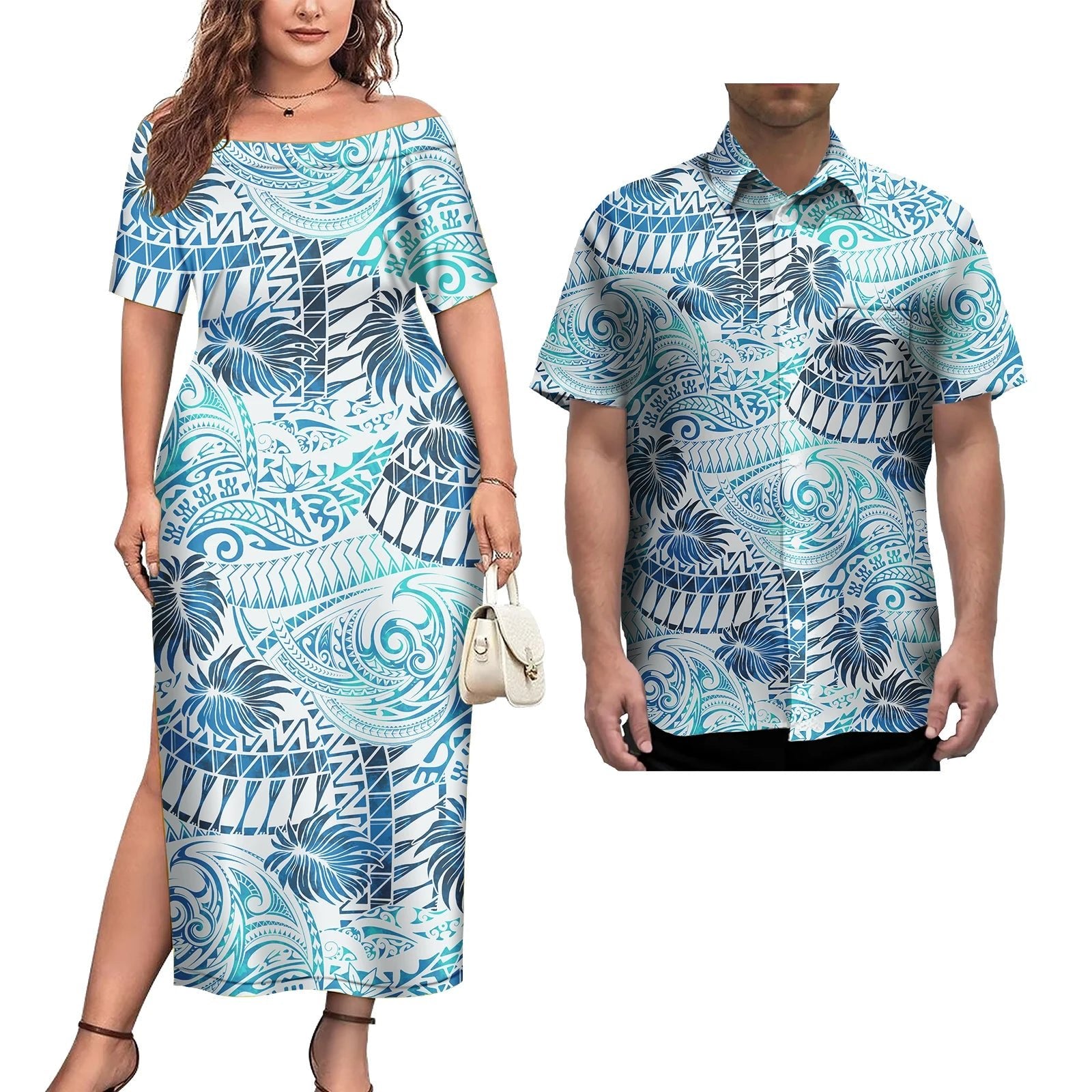 Couple Outfit 2Pcs Sets Ladies Evening Dresses Polynesian Pattern Design Classic Mens Hawaiian Shirts Match Women Plus Size Dres - SHEFYSTYLECouple Outfit 2Pcs Sets Ladies Evening Dresses Polynesian Pattern Design Classic Mens Hawaiian Shirts Match Women Plus Size DresSHEFYSTYLESHEFYSTYLE14:3654580607DD;5:201447487Men-L0607DDMen-LCouple Outfit 2Pcs Sets Ladies Evening Dresses Polynesian Pattern Design Classic Mens Hawaiian Shirts Match Women Plus Size Dres