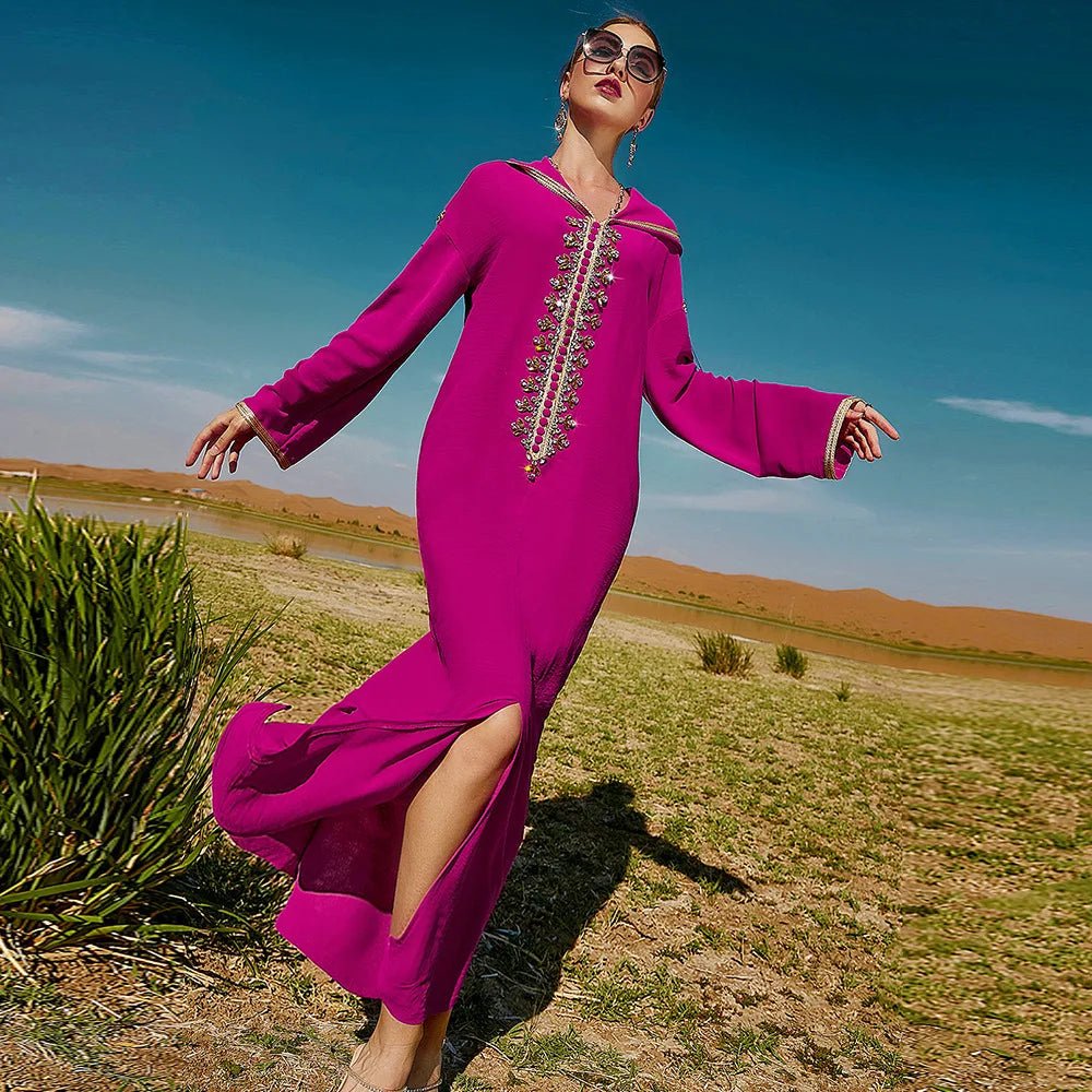 Eid Djellaba Luxury Dubai Abaya Diamond Kaftan Women Muslim Hooded Dress Ramadan Turkey Kaftan Kebaya Caftan Marocain Femme Robe - SHEFYSTYLEEid Djellaba Luxury Dubai Abaya Diamond Kaftan Women Muslim Hooded Dress Ramadan Turkey Kaftan Kebaya Caftan Marocain Femme RobeSHEFYSTYLESHEFYSTYLE14:19303;5:36138503LEid Djellaba Luxury Dubai Abaya Diamond Kaftan Women Muslim Hooded Dress Ramadan Turkey Kaftan Kebaya Caftan Marocain Femme Robe