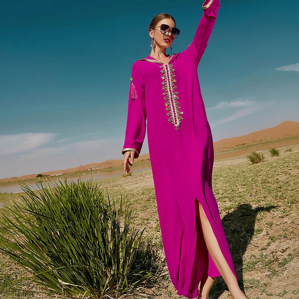 Eid Djellaba Luxury Dubai Abaya Diamond Kaftan Women Muslim Hooded Dress Ramadan Turkey Kaftan Kebaya Caftan Marocain Femme Robe - SHEFYSTYLEEid Djellaba Luxury Dubai Abaya Diamond Kaftan Women Muslim Hooded Dress Ramadan Turkey Kaftan Kebaya Caftan Marocain Femme RobeSHEFYSTYLESHEFYSTYLE14:19303;5:36138503LEid Djellaba Luxury Dubai Abaya Diamond Kaftan Women Muslim Hooded Dress Ramadan Turkey Kaftan Kebaya Caftan Marocain Femme Robe
