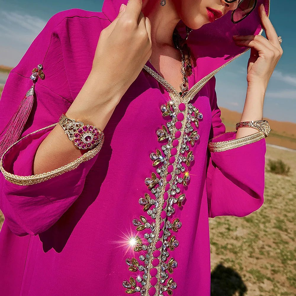 Eid Djellaba Luxury Dubai Abaya Diamond Kaftan Women Muslim Hooded Dress Ramadan Turkey Kaftan Kebaya Caftan Marocain Femme Robe - SHEFYSTYLEEid Djellaba Luxury Dubai Abaya Diamond Kaftan Women Muslim Hooded Dress Ramadan Turkey Kaftan Kebaya Caftan Marocain Femme RobeSHEFYSTYLESHEFYSTYLE14:19303;5:36138503LEid Djellaba Luxury Dubai Abaya Diamond Kaftan Women Muslim Hooded Dress Ramadan Turkey Kaftan Kebaya Caftan Marocain Femme Robe