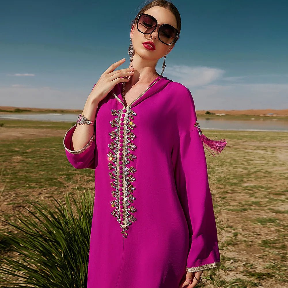 Eid Djellaba Luxury Dubai Abaya Diamond Kaftan Women Muslim Hooded Dress Ramadan Turkey Kaftan Kebaya Caftan Marocain Femme Robe - SHEFYSTYLEEid Djellaba Luxury Dubai Abaya Diamond Kaftan Women Muslim Hooded Dress Ramadan Turkey Kaftan Kebaya Caftan Marocain Femme RobeSHEFYSTYLESHEFYSTYLE14:19303;5:36138503LEid Djellaba Luxury Dubai Abaya Diamond Kaftan Women Muslim Hooded Dress Ramadan Turkey Kaftan Kebaya Caftan Marocain Femme Robe