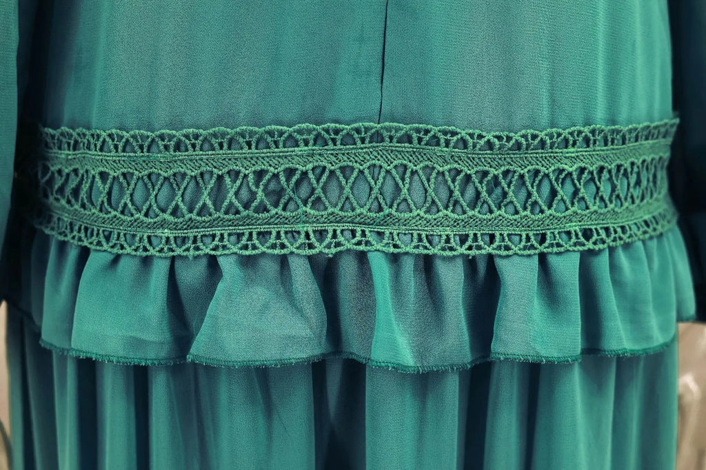 Elegant Womens Maxi Dress Ruffles Long Sleeve Hollow Out Evening Dresses Party Chic Robe Green Blue Purple New In Holiday Summer - SHEFYSTYLEElegant Womens Maxi Dress Ruffles Long Sleeve Hollow Out Evening Dresses Party Chic Robe Green Blue Purple New In Holiday SummerSHEFYSTYLESHEFYSTYLE14:1254Green;5:361385GreenLElegant Womens Maxi Dress Ruffles Long Sleeve Hollow Out Evening Dresses Party Chic Robe Green Blue Purple New In Holiday Summer