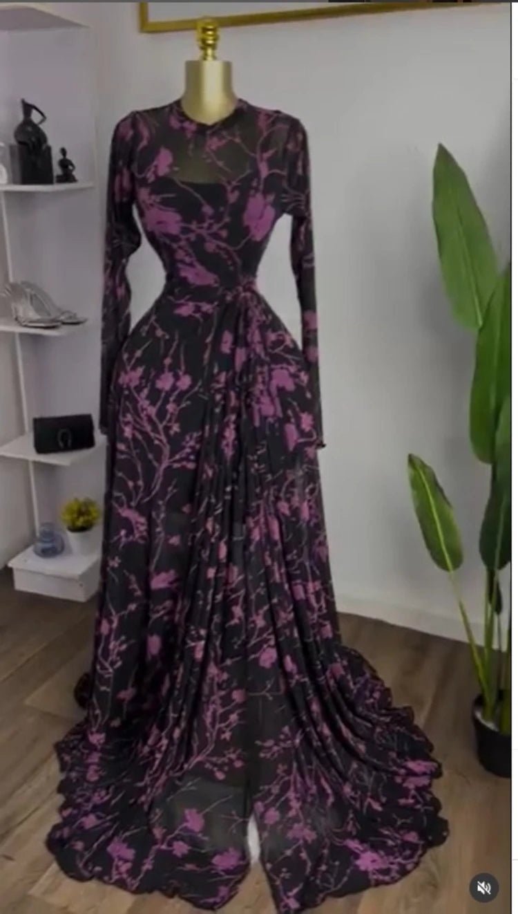 GLCMYAYA Women Long Sleeve Floral O-neck High Split Big Swing A-line Maxi Dress 2026 Birthday Vacation Trendy Dresses Vestidos - SHEFYSTYLEGLCMYAYA Women Long Sleeve Floral O-neck High Split Big Swing A-line Maxi Dress 2026 Birthday Vacation Trendy Dresses VestidosSHEFYSTYLESHEFYSTYLE14:771Color01;5:361386Color01MGLCMYAYA Women Long Sleeve Floral O-neck High Split Big Swing A-line Maxi Dress 2026 Birthday Vacation Trendy Dresses Vestidos