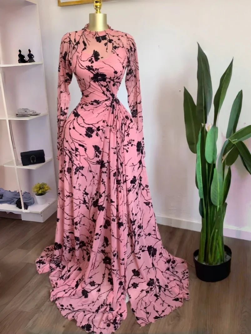 GLCMYAYA Women Long Sleeve Floral O-neck High Split Big Swing A-line Maxi Dress 2026 Birthday Vacation Trendy Dresses Vestidos - SHEFYSTYLEGLCMYAYA Women Long Sleeve Floral O-neck High Split Big Swing A-line Maxi Dress 2026 Birthday Vacation Trendy Dresses VestidosSHEFYSTYLESHEFYSTYLE14:771Color01;5:361386Color01MGLCMYAYA Women Long Sleeve Floral O-neck High Split Big Swing A-line Maxi Dress 2026 Birthday Vacation Trendy Dresses Vestidos