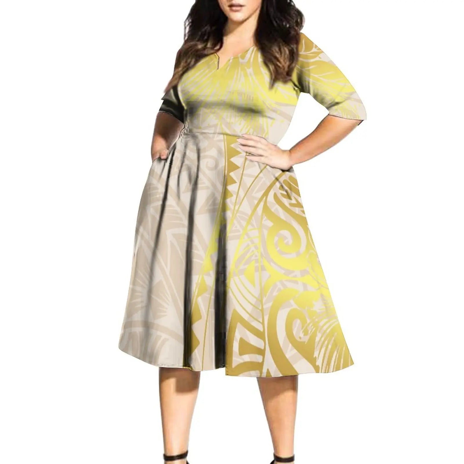 High Quality Custom Logo Hawaii Island Style Dress Polynesian Tribal Samoan Dress High Waist Dress V Neck Half Sleeve Long Casua - SHEFYSTYLEHigh Quality Custom Logo Hawaii Island Style Dress Polynesian Tribal Samoan Dress High Waist Dress V Neck Half Sleeve Long CasuaSHEFYSTYLESHEFYSTYLE14:173zo7q6dslxovp;5:100014065Men 2XLzo7q6dslxovpMen 2XLHigh Quality Custom Logo Hawaii Island Style Dress Polynesian Tribal Samoan Dress High Waist Dress V Neck Half Sleeve Long Casua