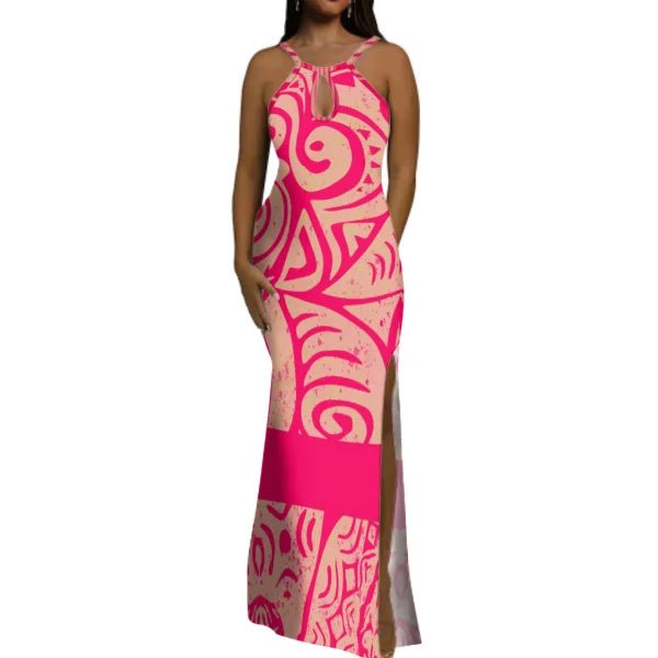 Ladies' Sleeveless Form-Fitting Dress Polynesian Floor-Length Dress Fashionable Couple Set And Men'S Beach Pocket Shirt - SHEFYSTYLELadies' Sleeveless Form-Fitting Dress Polynesian Floor-Length Dress Fashionable Couple Set And Men'S Beach Pocket ShirtSHEFYSTYLESHEFYSTYLE14:173LML22954;5:200005259LML22954 26XLLadies' Sleeveless Form-Fitting Dress Polynesian Floor-Length Dress Fashionable Couple Set And Men'S Beach Pocket Shirt
