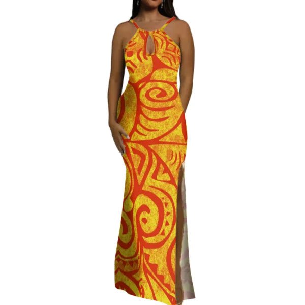 Ladies' Sleeveless Form-Fitting Dress Polynesian Floor-Length Dress Fashionable Couple Set And Men'S Beach Pocket Shirt - SHEFYSTYLELadies' Sleeveless Form-Fitting Dress Polynesian Floor-Length Dress Fashionable Couple Set And Men'S Beach Pocket ShirtSHEFYSTYLESHEFYSTYLE14:175;5:200005259green6XLLadies' Sleeveless Form-Fitting Dress Polynesian Floor-Length Dress Fashionable Couple Set And Men'S Beach Pocket Shirt