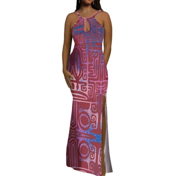 Ladies' Sleeveless Form-Fitting Dress Polynesian Floor-Length Dress Fashionable Couple Set And Men'S Beach Pocket Shirt - SHEFYSTYLELadies' Sleeveless Form-Fitting Dress Polynesian Floor-Length Dress Fashionable Couple Set And Men'S Beach Pocket ShirtSHEFYSTYLESHEFYSTYLE14:193;5:361385blackLLadies' Sleeveless Form-Fitting Dress Polynesian Floor-Length Dress Fashionable Couple Set And Men'S Beach Pocket Shirt