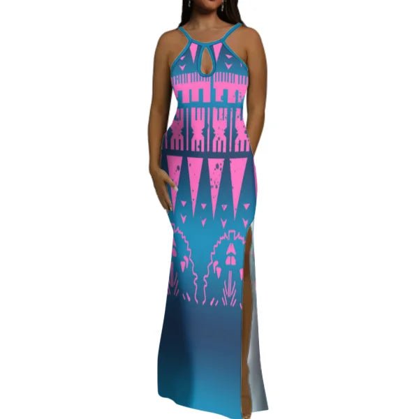 Ladies' Sleeveless Form-Fitting Dress Polynesian Floor-Length Dress Fashionable Couple Set And Men'S Beach Pocket Shirt - SHEFYSTYLELadies' Sleeveless Form-Fitting Dress Polynesian Floor-Length Dress Fashionable Couple Set And Men'S Beach Pocket ShirtSHEFYSTYLESHEFYSTYLE14:200001438SYF24070112S3;5:200661035SYF24070112S3 17XLLadies' Sleeveless Form-Fitting Dress Polynesian Floor-Length Dress Fashionable Couple Set And Men'S Beach Pocket Shirt
