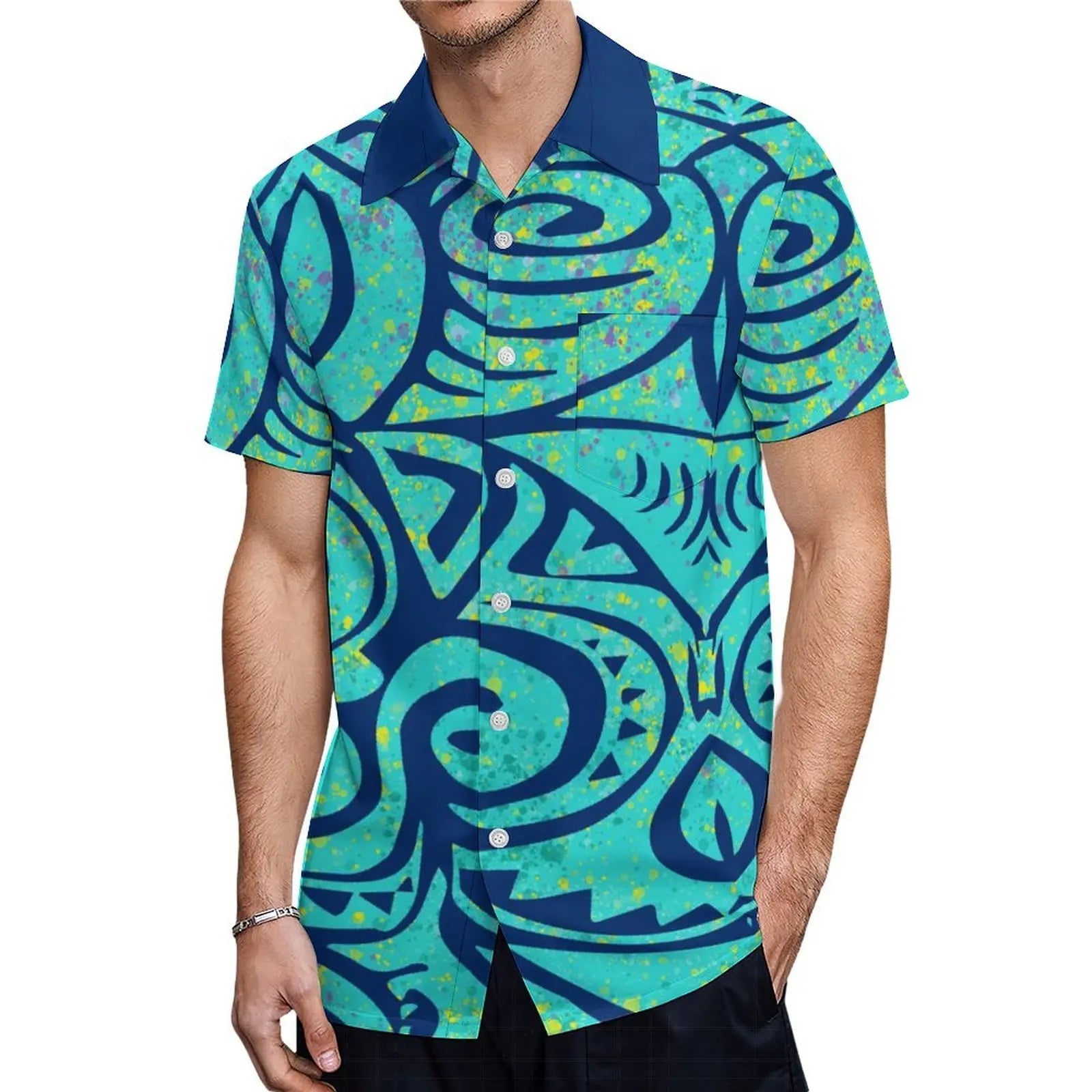 Ladies' Sleeveless Form-Fitting Dress Polynesian Floor-Length Dress Fashionable Couple Set And Men'S Beach Pocket Shirt - SHEFYSTYLELadies' Sleeveless Form-Fitting Dress Polynesian Floor-Length Dress Fashionable Couple Set And Men'S Beach Pocket ShirtSHEFYSTYLESHEFYSTYLE14:200004891LML22954;5:2000035284XLLML229544XLLadies' Sleeveless Form-Fitting Dress Polynesian Floor-Length Dress Fashionable Couple Set And Men'S Beach Pocket Shirt