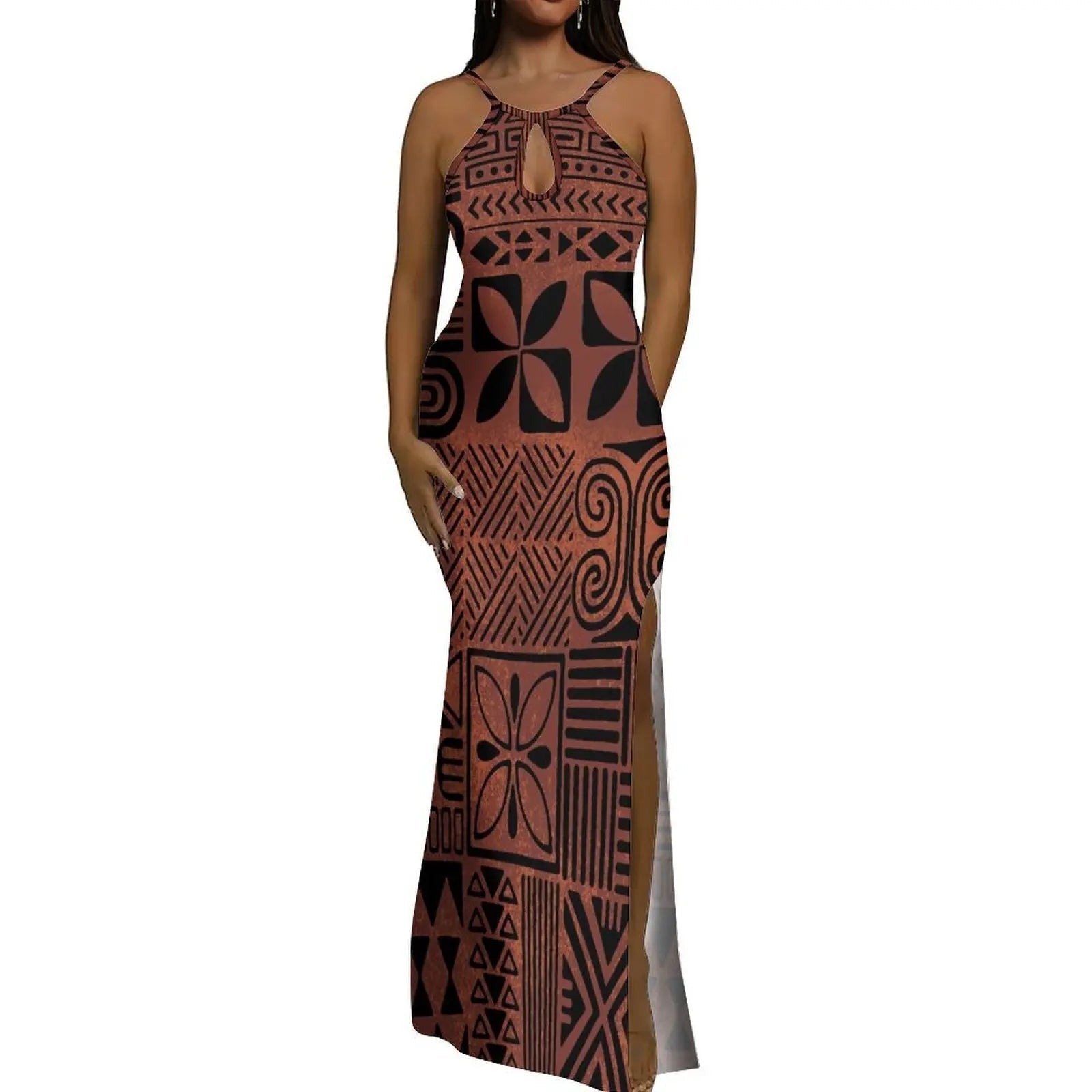 Ladies' Sleeveless Form-Fitting Dress Polynesian Floor-Length Dress Fashionable Couple Set And Men'S Beach Pocket Shirt - SHEFYSTYLELadies' Sleeveless Form-Fitting Dress Polynesian Floor-Length Dress Fashionable Couple Set And Men'S Beach Pocket ShirtSHEFYSTYLESHEFYSTYLE14:350850LML33570414;5:200661035LML33570414 37XLLadies' Sleeveless Form-Fitting Dress Polynesian Floor-Length Dress Fashionable Couple Set And Men'S Beach Pocket Shirt