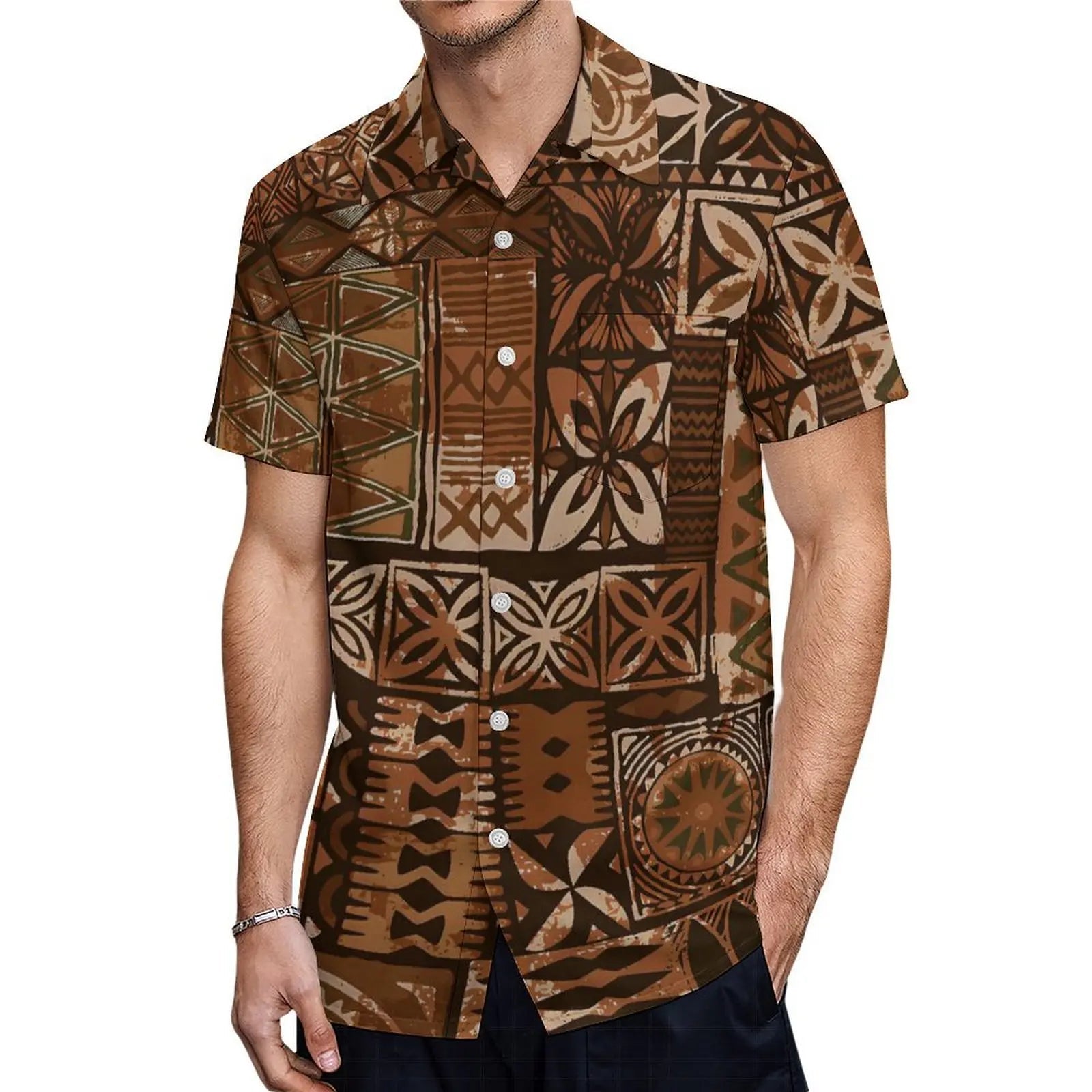 Ladies' Sleeveless Form-Fitting Dress Polynesian Floor-Length Dress Fashionable Couple Set And Men'S Beach Pocket Shirt - SHEFYSTYLELadies' Sleeveless Form-Fitting Dress Polynesian Floor-Length Dress Fashionable Couple Set And Men'S Beach Pocket ShirtSHEFYSTYLESHEFYSTYLE14:366LML33570415A;5:200661035LML33570415A7XLLadies' Sleeveless Form-Fitting Dress Polynesian Floor-Length Dress Fashionable Couple Set And Men'S Beach Pocket Shirt