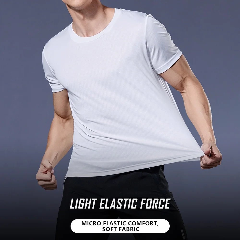 Men's Quick Dry Short Sleeve Gym Running Moisture Wicking Round Neck T-Shirt Training Exercise Gym Sport Shirt Tops Lightweight - SHEFYSTYLEMen's Quick Dry Short Sleeve Gym Running Moisture Wicking Round Neck T-Shirt Training Exercise Gym Sport Shirt Tops LightweightSHEFYSTYLESHEFYSTYLE14:691;5:361385GRAYLMen's Quick Dry Short Sleeve Gym Running Moisture Wicking Round Neck T-Shirt Training Exercise Gym Sport Shirt Tops Lightweight
