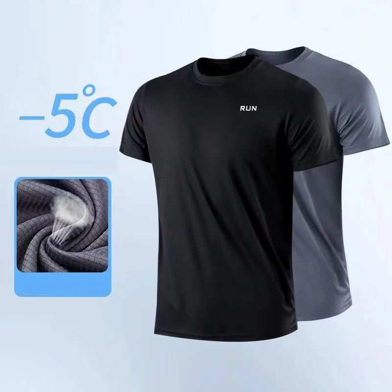 Men's Quick Dry Short Sleeve Gym Running Moisture Wicking Round Neck T-Shirt Training Exercise Gym Sport Shirt Tops Lightweight - SHEFYSTYLEMen's Quick Dry Short Sleeve Gym Running Moisture Wicking Round Neck T-Shirt Training Exercise Gym Sport Shirt Tops LightweightSHEFYSTYLESHEFYSTYLE14:691;5:361385GRAYLMen's Quick Dry Short Sleeve Gym Running Moisture Wicking Round Neck T-Shirt Training Exercise Gym Sport Shirt Tops Lightweight
