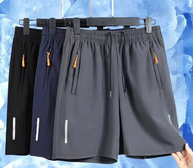 Summer Men Shorts Ice Silk Running Gym Sport Shorts Quick Dry Breathable Beach Short Pant Fitness Jogging Cool Casual Sportswear - SHEFYSTYLESummer Men Shorts Ice Silk Running Gym Sport Shorts Quick Dry Breathable Beach Short Pant Fitness Jogging Cool Casual SportswearSHEFYSTYLESHEFYSTYLE14:193Army Green;5:361385Army GreenLSummer Men Shorts Ice Silk Running Gym Sport Shorts Quick Dry Breathable Beach Short Pant Fitness Jogging Cool Casual Sportswear
