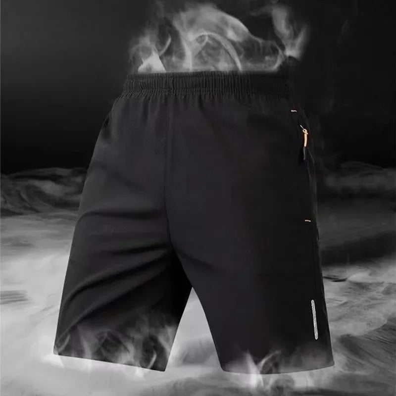 Summer Men Shorts Ice Silk Running Gym Sport Shorts Quick Dry Breathable Beach Short Pant Fitness Jogging Cool Casual Sportswear - SHEFYSTYLESummer Men Shorts Ice Silk Running Gym Sport Shorts Quick Dry Breathable Beach Short Pant Fitness Jogging Cool Casual SportswearSHEFYSTYLESHEFYSTYLE14:193Army Green;5:361385Army GreenLSummer Men Shorts Ice Silk Running Gym Sport Shorts Quick Dry Breathable Beach Short Pant Fitness Jogging Cool Casual Sportswear