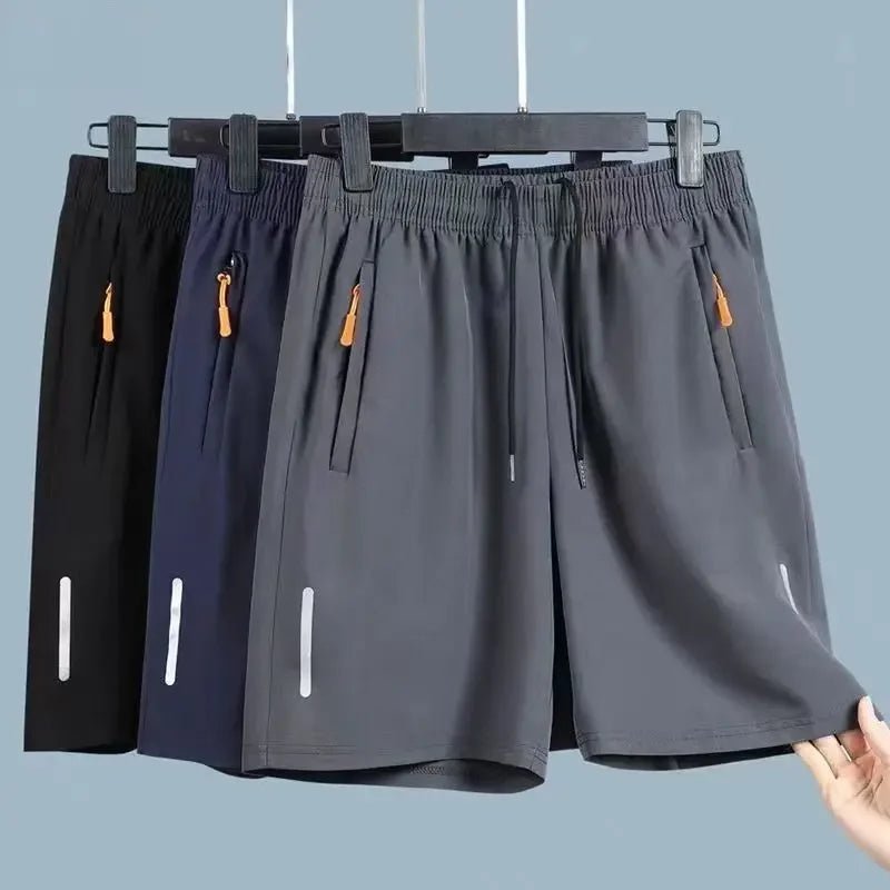Summer Men Shorts Ice Silk Running Gym Sport Shorts Quick Dry Breathable Beach Short Pant Fitness Jogging Cool Casual Sportswear - SHEFYSTYLESummer Men Shorts Ice Silk Running Gym Sport Shorts Quick Dry Breathable Beach Short Pant Fitness Jogging Cool Casual SportswearSHEFYSTYLESHEFYSTYLE14:193Army Green;5:361385Army GreenLSummer Men Shorts Ice Silk Running Gym Sport Shorts Quick Dry Breathable Beach Short Pant Fitness Jogging Cool Casual Sportswear