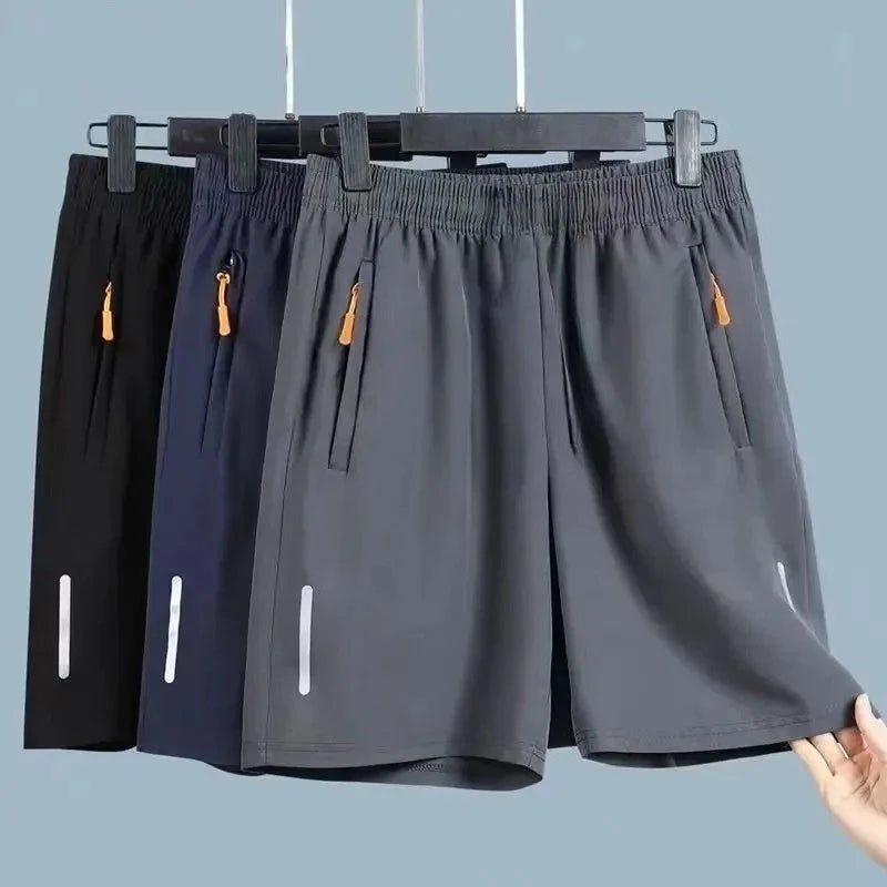 Summer Men Shorts Ice Silk Running Gym Sport Shorts Quick Dry Breathable Beach Short Pant Fitness Jogging Cool Casual Sportswear - SHEFYSTYLESummer Men Shorts Ice Silk Running Gym Sport Shorts Quick Dry Breathable Beach Short Pant Fitness Jogging Cool Casual SportswearSHEFYSTYLESHEFYSTYLE14:193Army Green;5:361385Army GreenLSummer Men Shorts Ice Silk Running Gym Sport Shorts Quick Dry Breathable Beach Short Pant Fitness Jogging Cool Casual Sportswear