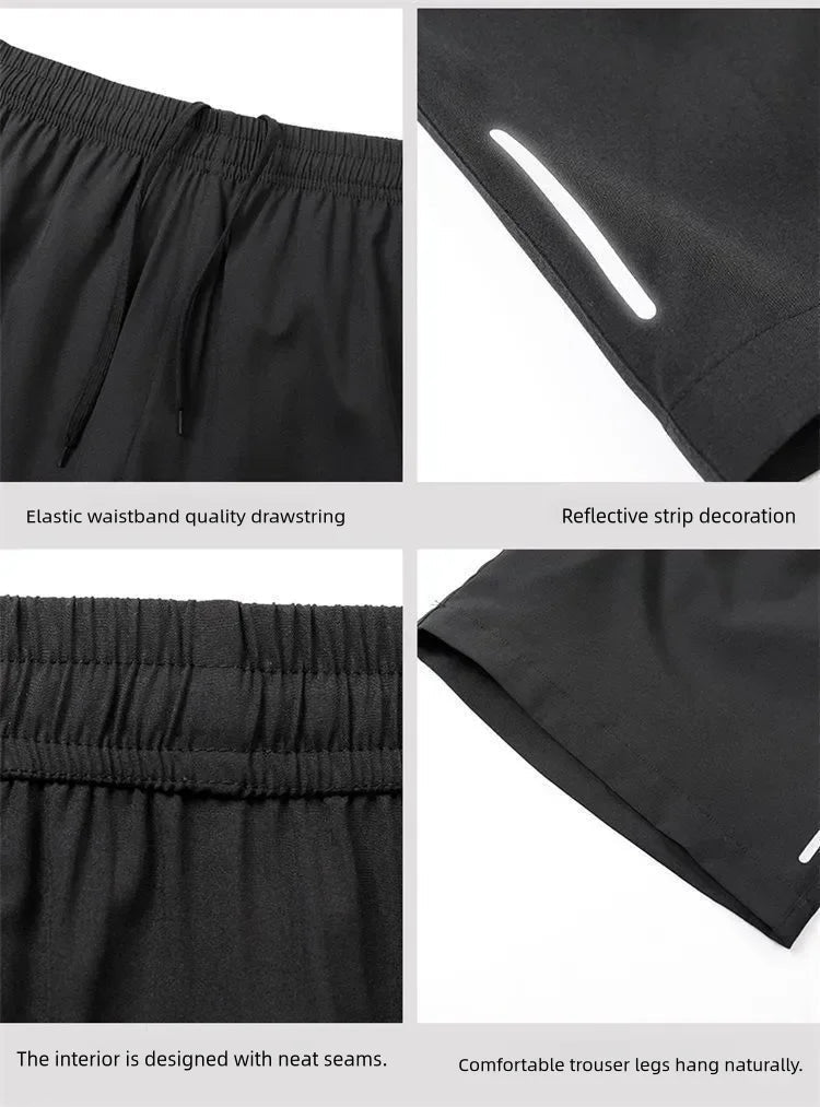 Summer Men Shorts Ice Silk Running Gym Sport Shorts Quick Dry Breathable Beach Short Pant Fitness Jogging Cool Casual Sportswear - SHEFYSTYLESummer Men Shorts Ice Silk Running Gym Sport Shorts Quick Dry Breathable Beach Short Pant Fitness Jogging Cool Casual SportswearSHEFYSTYLESHEFYSTYLE14:193Army Green;5:361385Army GreenLSummer Men Shorts Ice Silk Running Gym Sport Shorts Quick Dry Breathable Beach Short Pant Fitness Jogging Cool Casual Sportswear