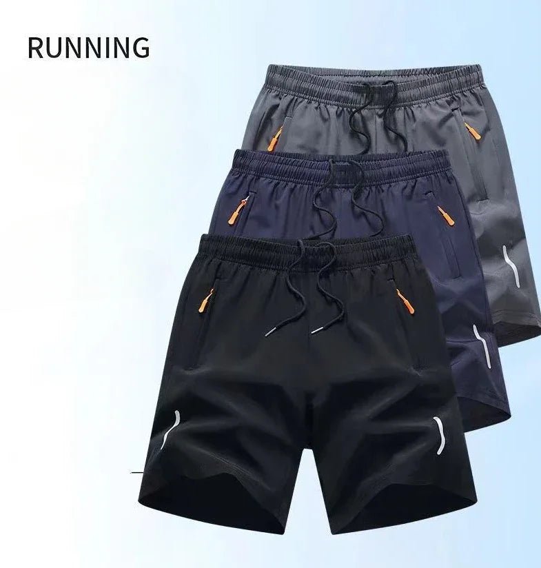Summer Men Shorts Ice Silk Running Gym Sport Shorts Quick Dry Breathable Beach Short Pant Fitness Jogging Cool Casual Sportswear - SHEFYSTYLESummer Men Shorts Ice Silk Running Gym Sport Shorts Quick Dry Breathable Beach Short Pant Fitness Jogging Cool Casual SportswearSHEFYSTYLESHEFYSTYLE14:193Army Green;5:361385Army GreenLSummer Men Shorts Ice Silk Running Gym Sport Shorts Quick Dry Breathable Beach Short Pant Fitness Jogging Cool Casual Sportswear