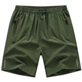 Summer Men Shorts Ice Silk Running Gym Sport Shorts Quick Dry Breathable Beach Short Pant Fitness Jogging Cool Casual Sportswear - SHEFYSTYLESummer Men Shorts Ice Silk Running Gym Sport Shorts Quick Dry Breathable Beach Short Pant Fitness Jogging Cool Casual SportswearSHEFYSTYLESHEFYSTYLE14:193Army Green;5:361385Army GreenLSummer Men Shorts Ice Silk Running Gym Sport Shorts Quick Dry Breathable Beach Short Pant Fitness Jogging Cool Casual Sportswear