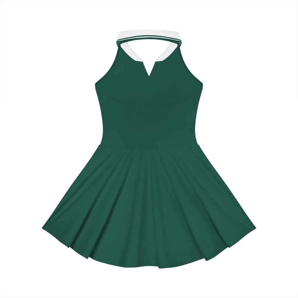 Women's Collared Halter A - Line Tennis Dress - SHEFYSTYLEWomen's Collared Halter A - Line Tennis DressODMPODSHEFYSTYLE260606PODBP3335006Blackish GreenSSHEFYSTYLE