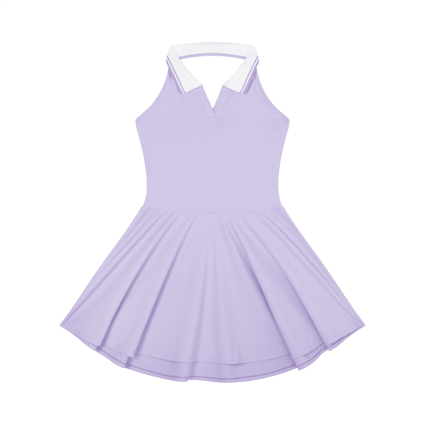 Women's Collared Halter A - Line Tennis Dress - SHEFYSTYLEWomen's Collared Halter A - Line Tennis DressODMPODSHEFYSTYLE260606PODBP3335016PurpleSSHEFYSTYLE