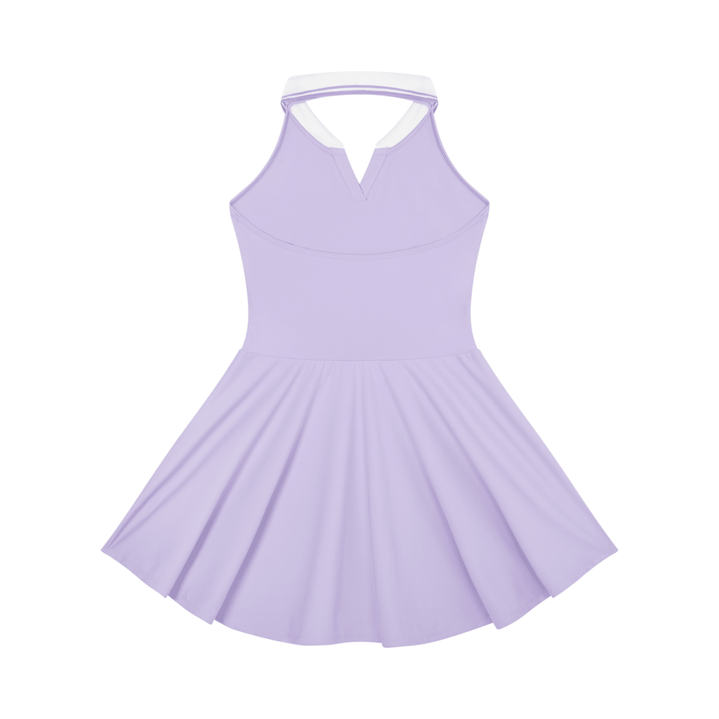 Women's Collared Halter A - Line Tennis Dress - SHEFYSTYLEWomen's Collared Halter A - Line Tennis DressODMPODSHEFYSTYLE260606PODBP3335016PurpleSSHEFYSTYLE